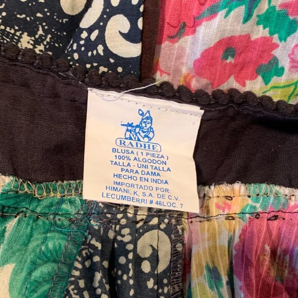 Vintage RADHE Boho Patchwork Festival Dress - Picture 9 of 9